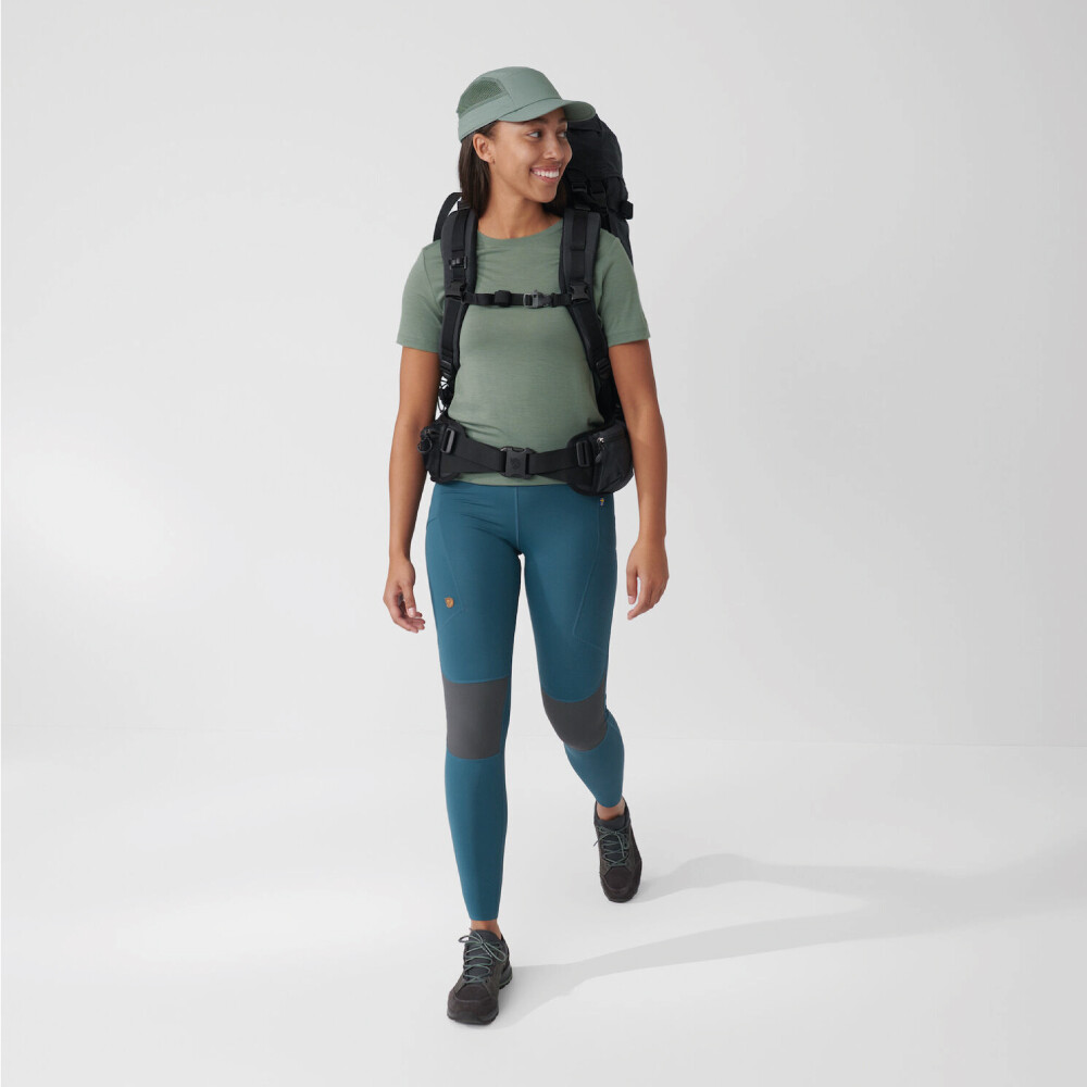Abisko Trekking Tights Pro - Mujer Black-Iron Grey