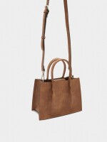 Bolso Tote Estampado Animal camel