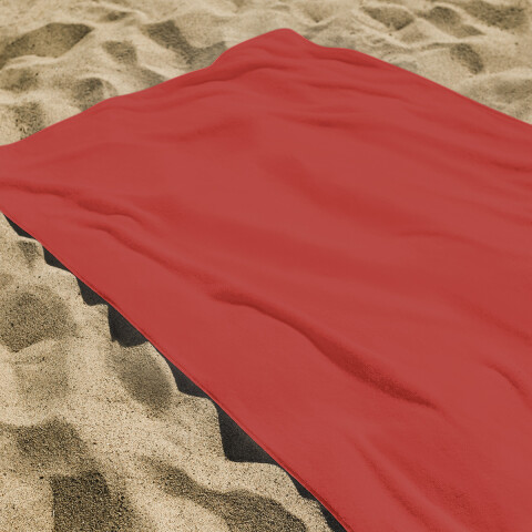 Toalla Playera Microfibra 75 x 130 cm ROJO