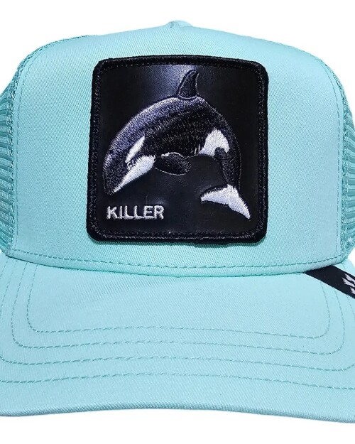 Gorra Goorin Bros Trucker Baseball - The Killer Orca Verde Agua