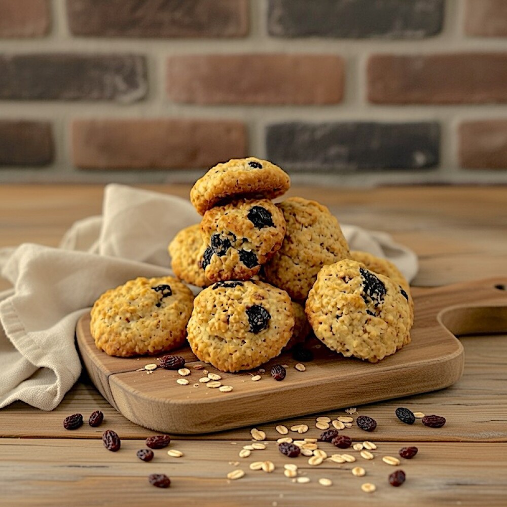 Galletitas Dulces de Avena y Pasas de Uva Galletitas Dulces de Avena y Pasas de Uva