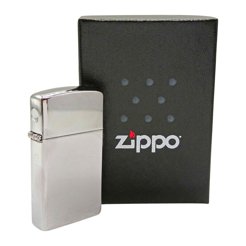 Encendedor ZIPPO 1610 Slim Hi Pol Chrome - ZP161037 plateadouniforme