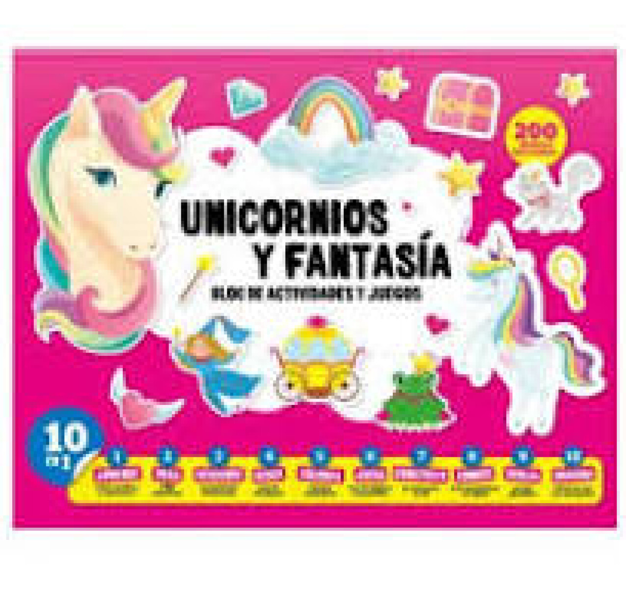 BLOCK ACTIVIDADES JUEGOS UNICORNIO 