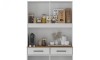 Kit mueble de cocina Pop Plus 4 puertas 2 cajones Blanco