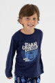 Pijama infantil polar gorilla Azul noche