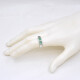 Anillo Oro Blanco 18K Brillantes Y Esmeralda Anillo Oro Blanco 18K Brillantes Y Esmeralda