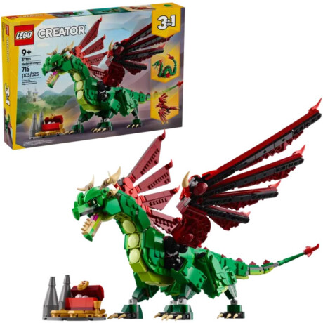 Lego Creator Dragon Medieval 3 en 1 647 Piezas 9+ Lego Boys