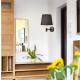 Aplique De Pared Colgante Túnez Negro Negro