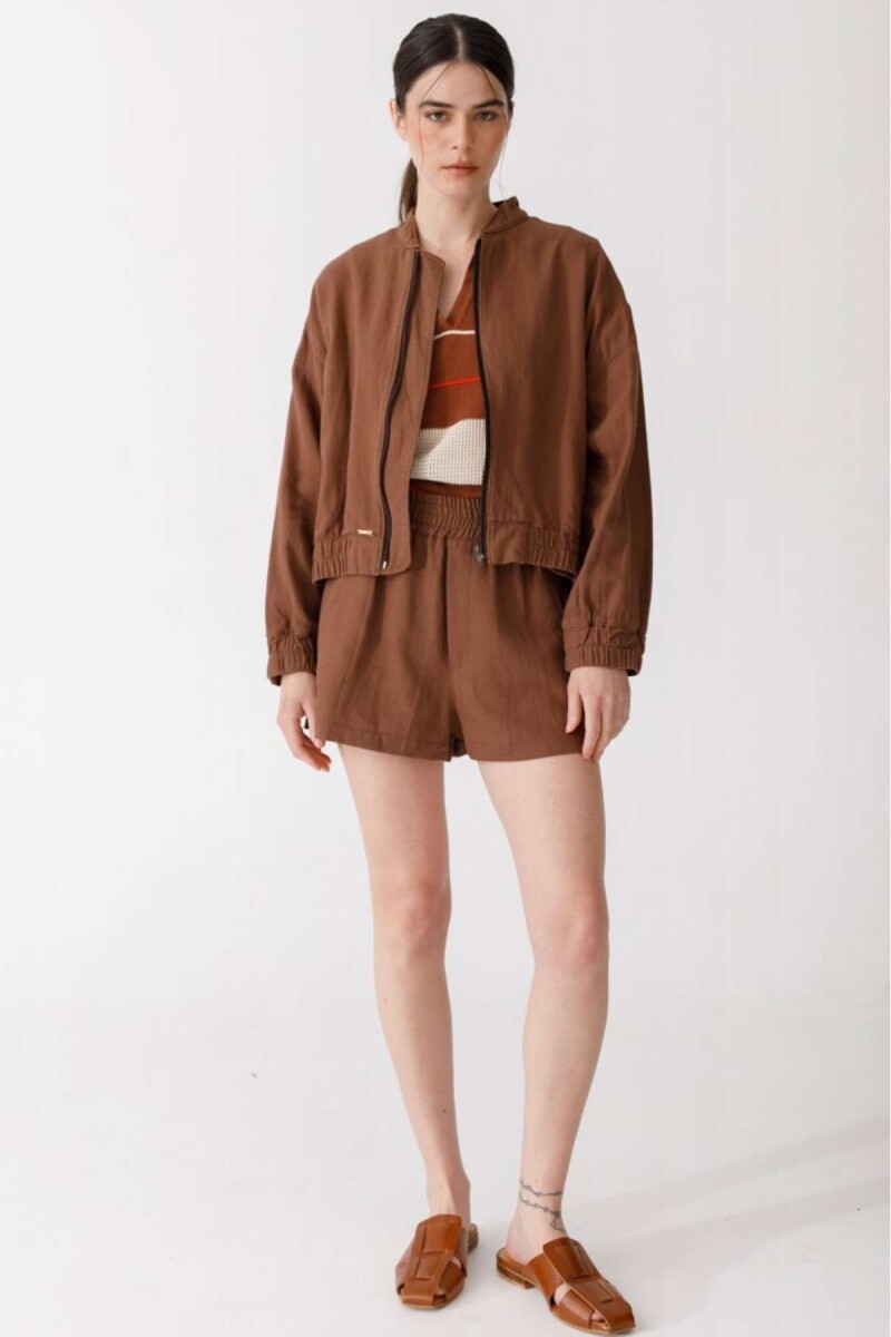 Pre Venta Bomber Pina - Chocolate 