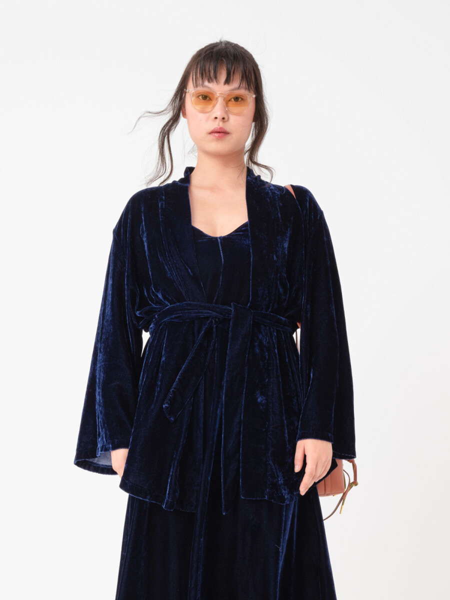 KIMONO EN VELVET 