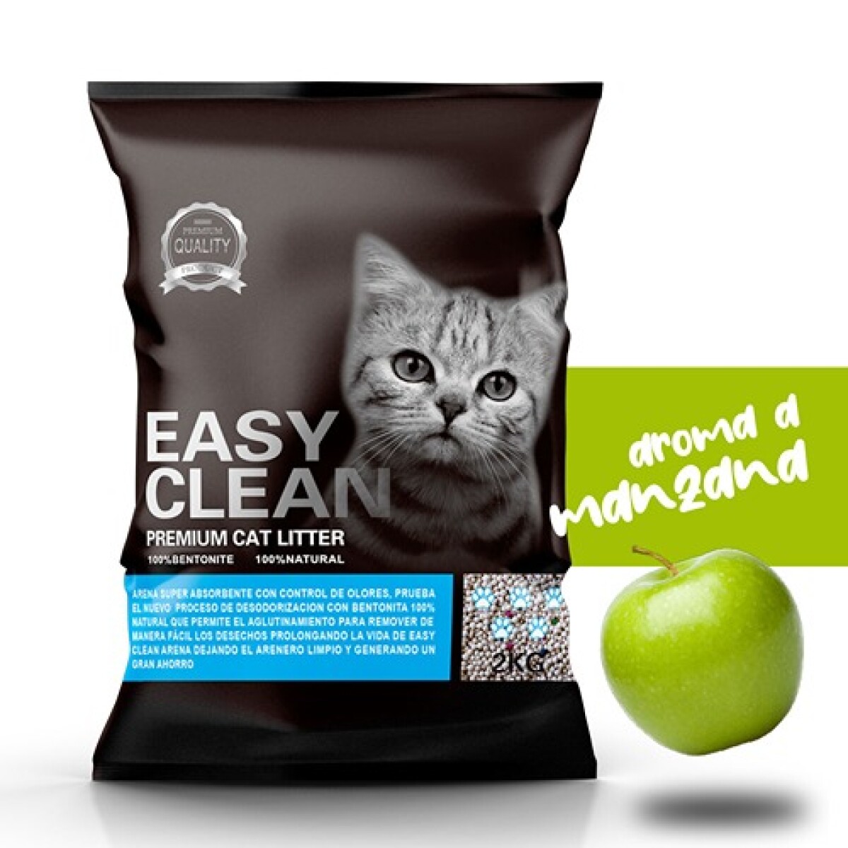 EASY CLEAN 4KG MANZANA - Unica 