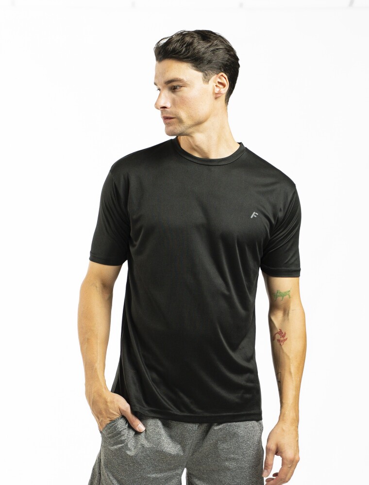 Remera Deportiva Dry Fit Negro