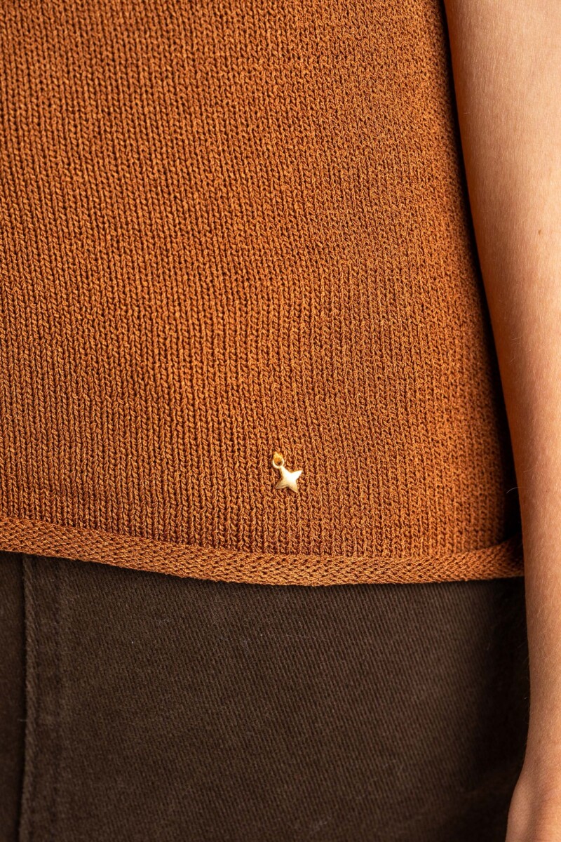 Top Tejido Marron