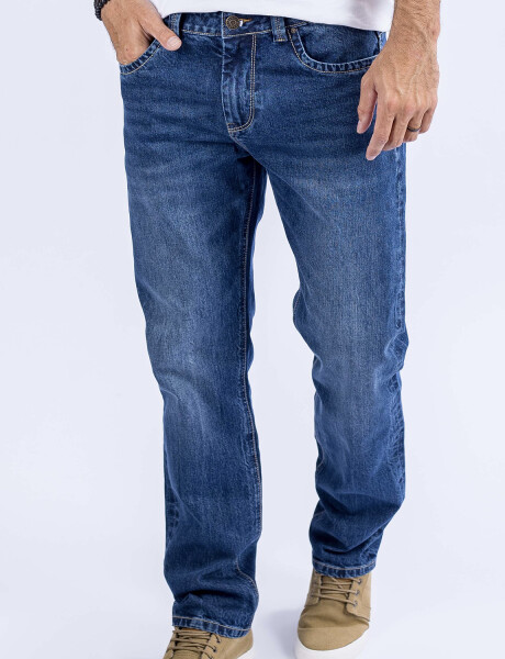 Pantalon de jeans para hombre Slim Fit UFO Swell Azul Oscuro Talle 28