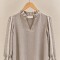 Blusa Copenhague Combinada Broderie Tostado