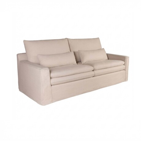 SOFÁ 3 CUERPOS TELA NATURAL-BEIGE POSITANO BEIGE