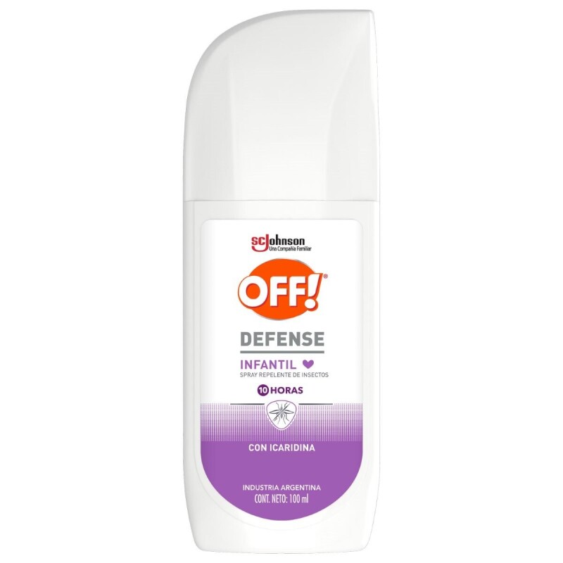 Repelente Off Defense Infantil Spray 100 ml Repelente Off Defense Infantil Spray 100 ml