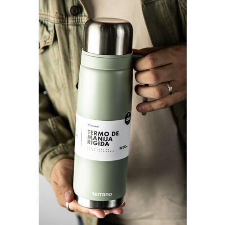 Termo 1Lt. Premium Manija Rigida Oliva
