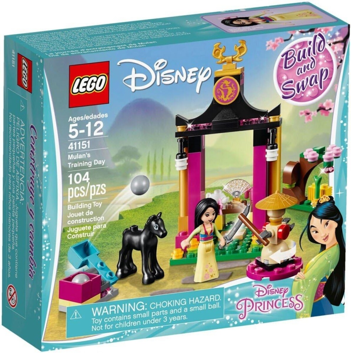 Lego Disney Princesa Mulan Con Accesorios 104 Piezas 