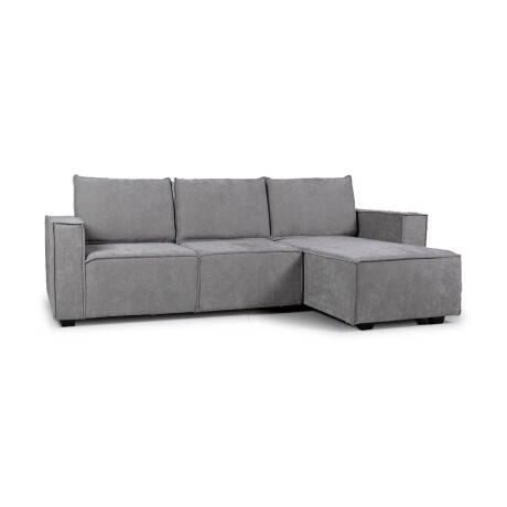 Rinconera Urban - Tela Microfibra - Chaise derecho 12074 (Ceniza)
