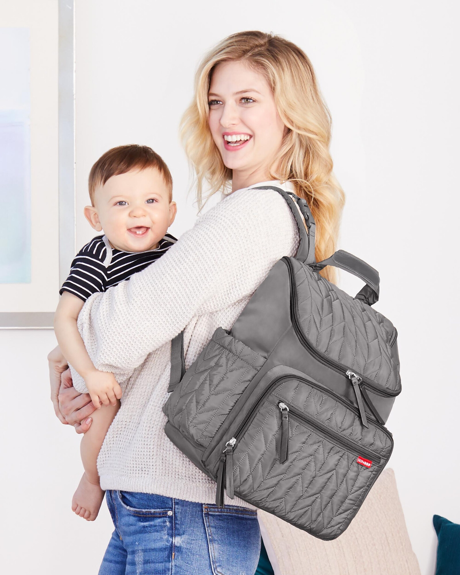 Mochila maternal Forma, gris claro Mochila maternal Forma, gris claro