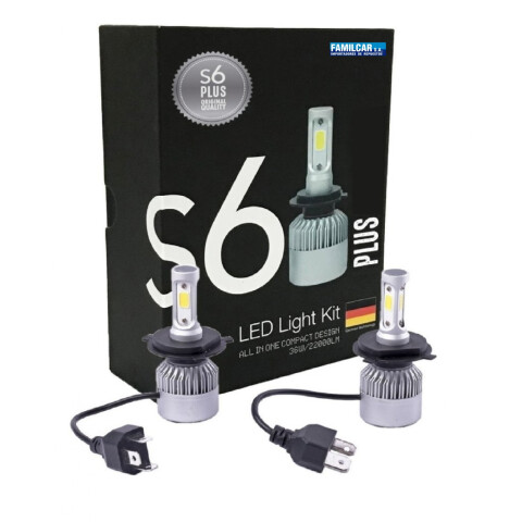 KIT LED H11 / H8 22.000LM / 36W - 6000K S6 Kit Led H11 / H8 22.000lm / 36w - 6000k S6
