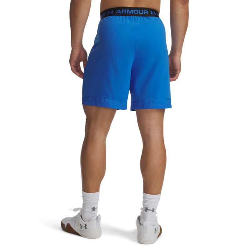 UA Vanish Woven 6in Shorts-YLW BLU-402