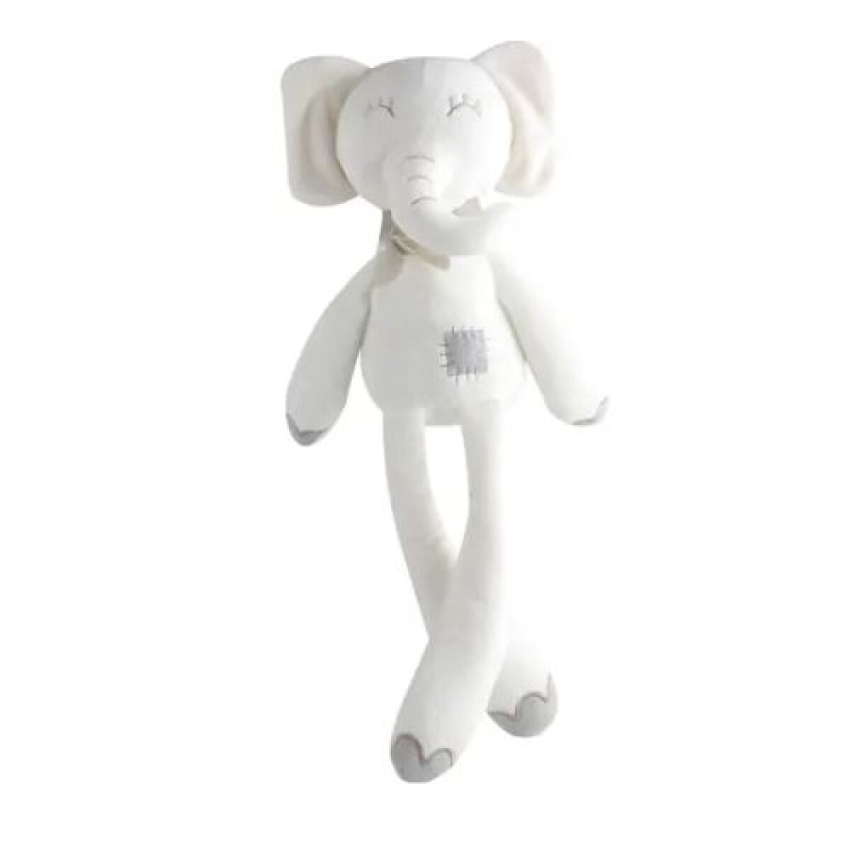 Peluche Elefante Blanco Patas Largas 