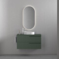 MUEBLE BAÑO ECONIC 80 COLOR VERDE C/ENCIMERA Mueble Baño Econic 80 Color Verde C/encimera