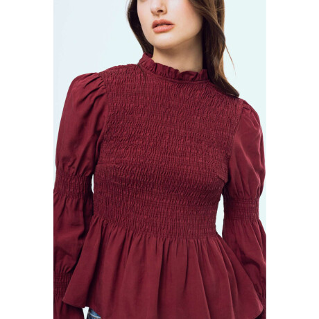 Camisa Cupre Bordeaux