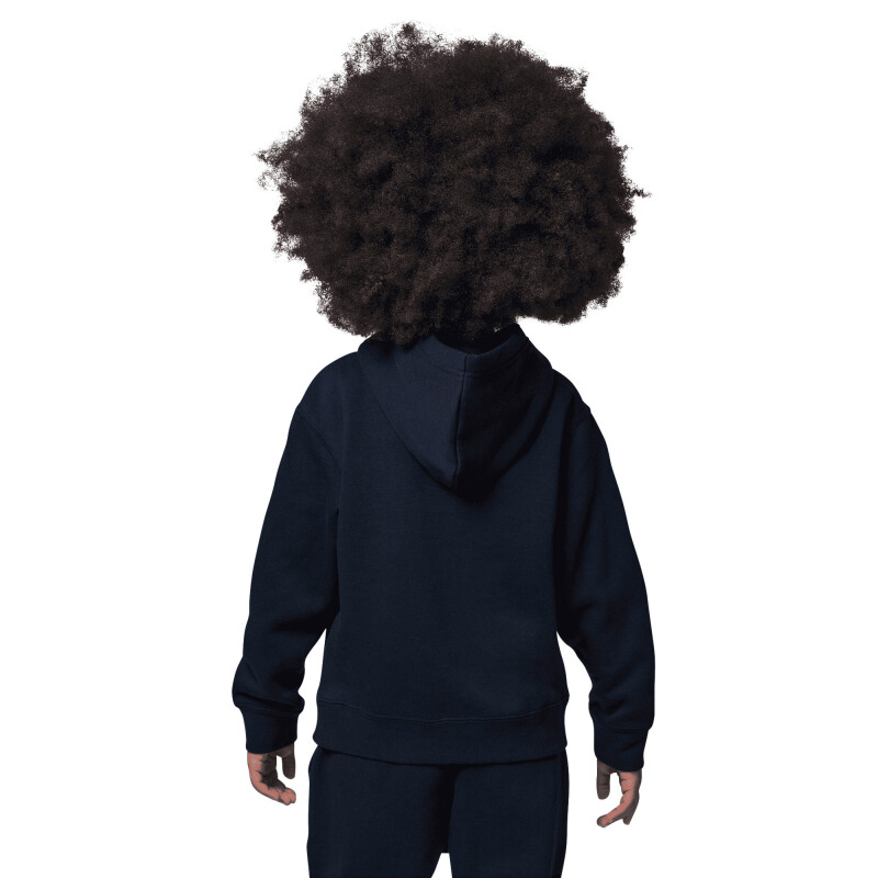 Abrigo Jordan Baseline Hoodie de Niños Negro