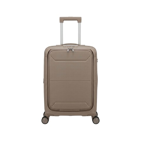 MALETA PLAST BEIGE 54X38X20CM Unica