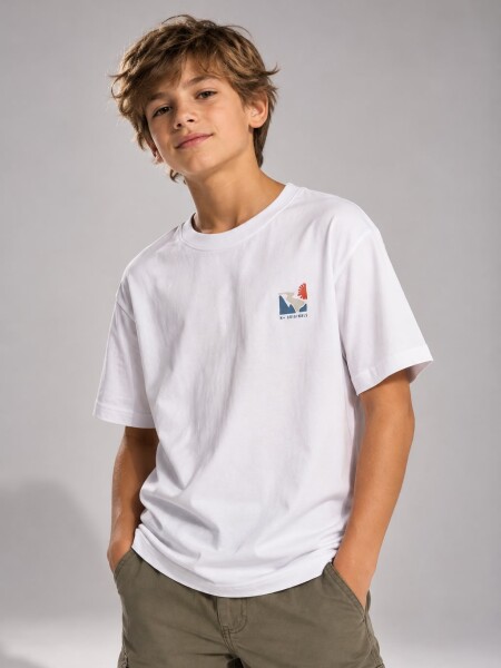 T-SHIRT N.SAILS 1513 M.C NIÑO fee BLANCO