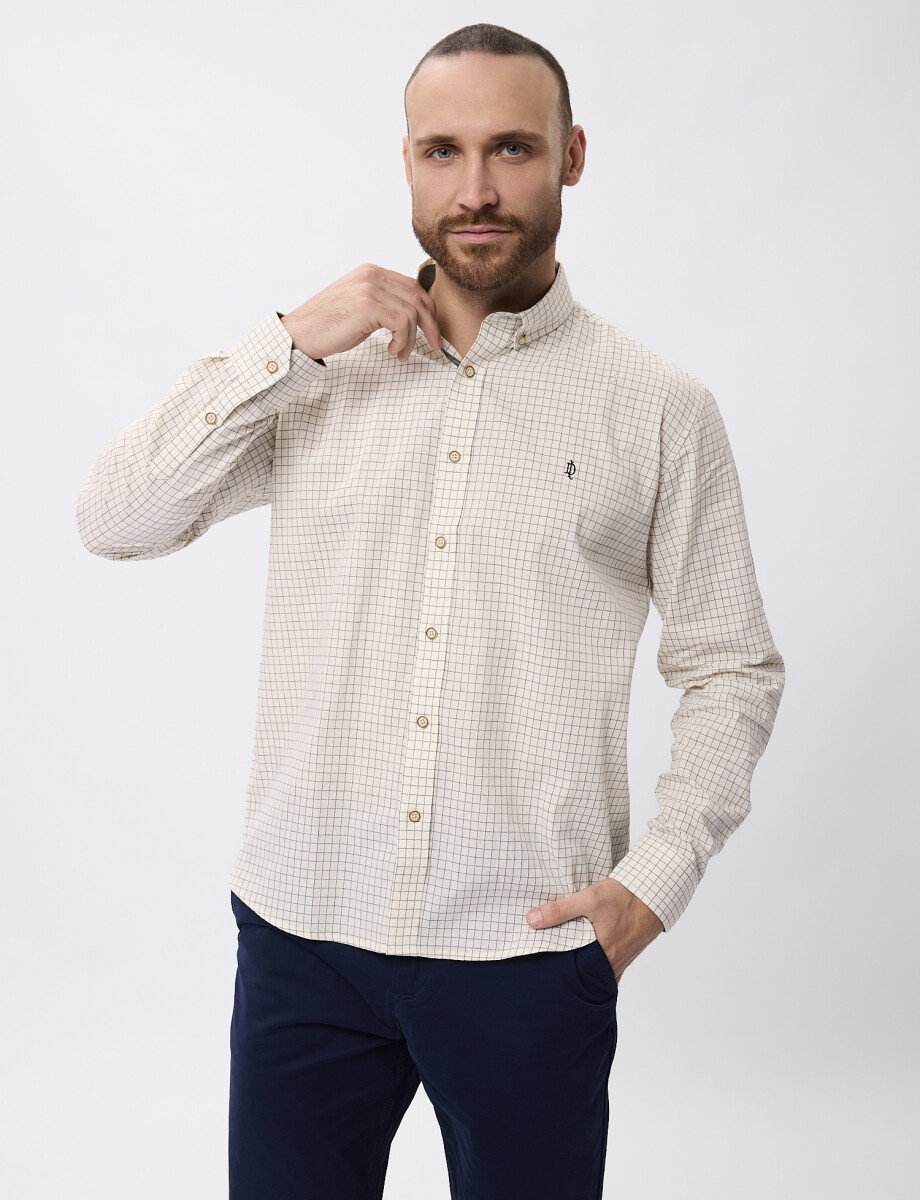 Camisa m/l cuadros Camisa m/l cuadros