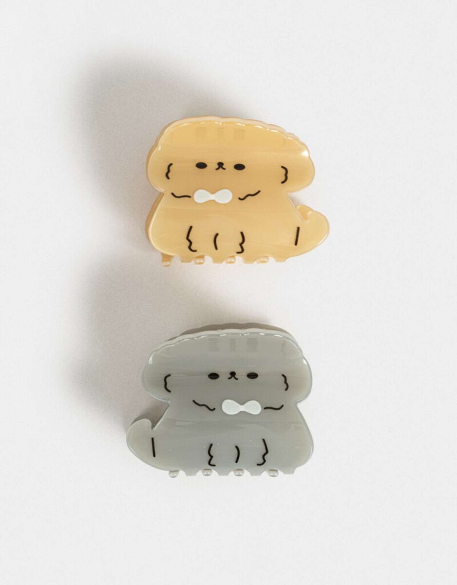 Set De Broches Animalitos - Combinacion Bicolor 