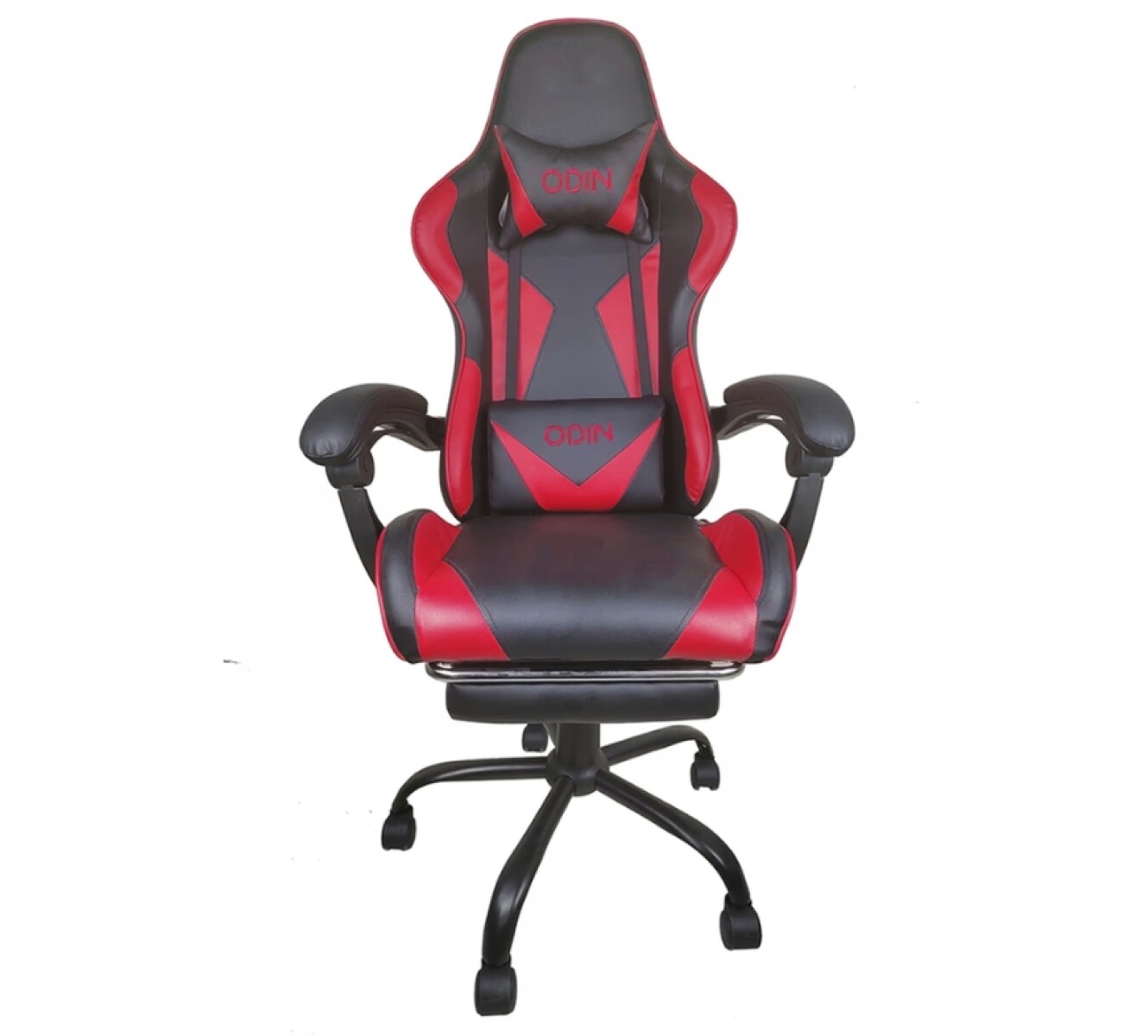 Silla de Escritorio Gamer Empoli EM-GC01 con reposapies - Rojo 