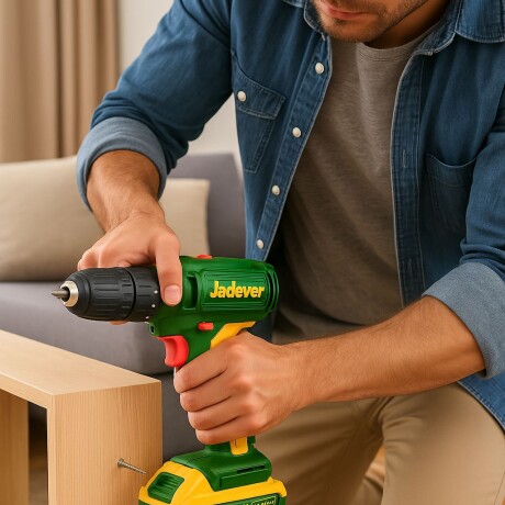 Taladro Atornillador Percutor Inalámbrico 20v Con Batería Jadever Taladro Atornillador Percutor Inalámbrico 20v Con Batería Jadever