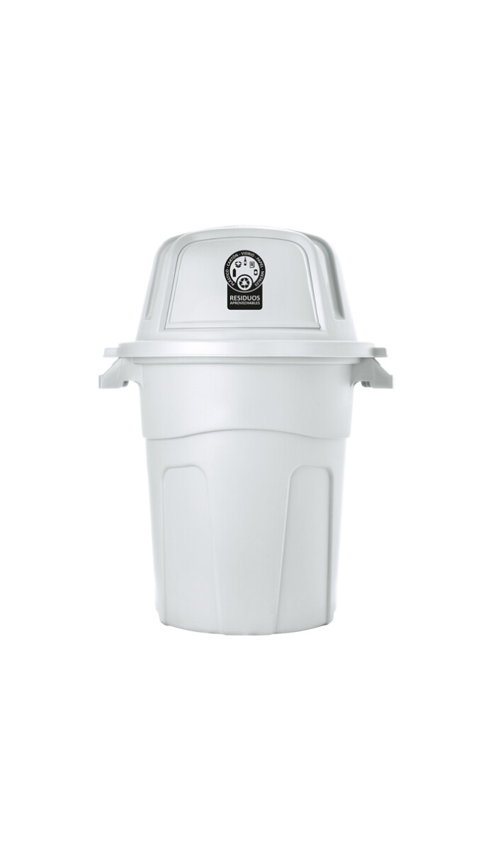 Basurero 100l Bco - Rimax 