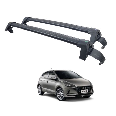 Barra De Techo Hyundai Hb20 Hatch - 2020 En Adelante Barra De Techo Hyundai Hb20 Hatch - 2020 En Adelante