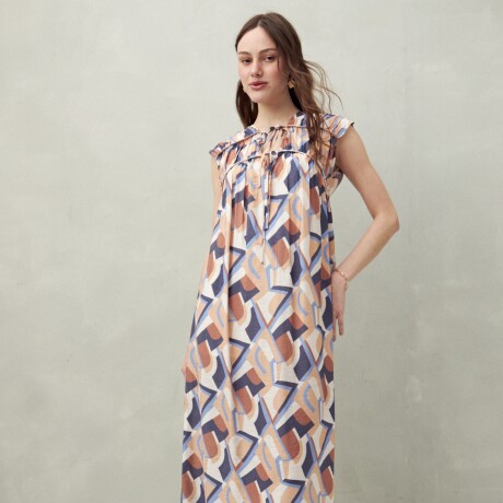 VESTIDO WILLA PRINTED Multicolor