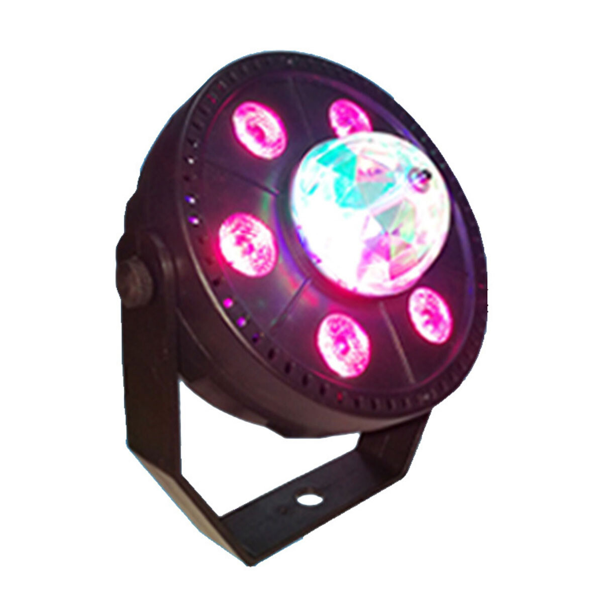 TACHO PAR LED CON MEDIA BOLA 5 LED 