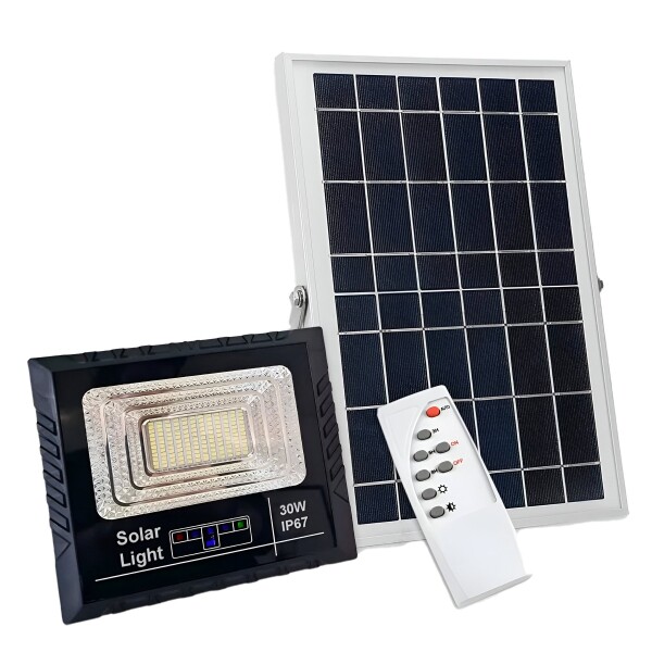 Foco Solar Reflector Led 30w Panel Exterior Luz Fria X10 Unidades Foco Solar Reflector Led 30w Panel Exterior Luz Fria X10 Unidades