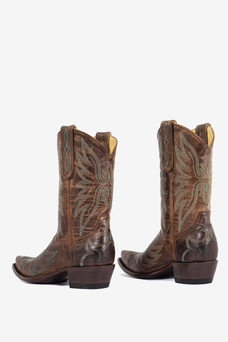 BOTA TEXANA AGUILA MEX Marron
