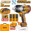 Llave De Impacto Ingco A Bateria 3/4" 1750nm 20v Llave De Impacto Ingco A Bateria 3/4" 1750nm 20v