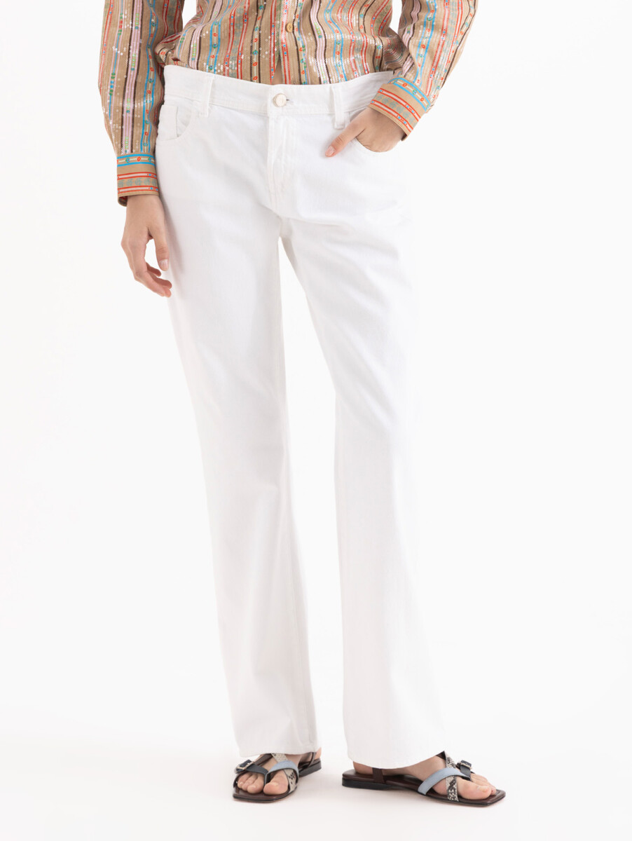 JEANS STRAIGHT CLASSIC WHITE 