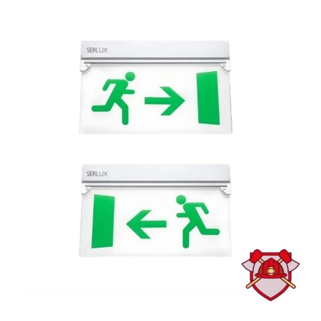 CARTEL DE SALIDA - DERECHA Cartel LED Emergencia Derecha o Izquierda Homologada