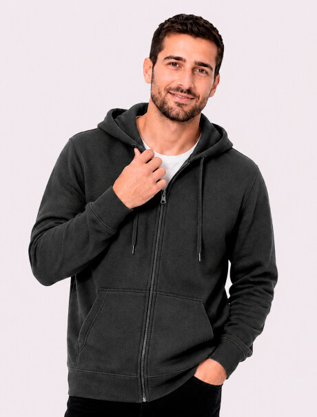 CAMPERA UNISSEX BÁSICA ADULTO GRIS OSCURO