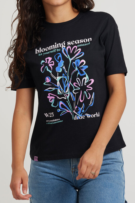 T-SHIRT ASHLIL DIXIE Negro