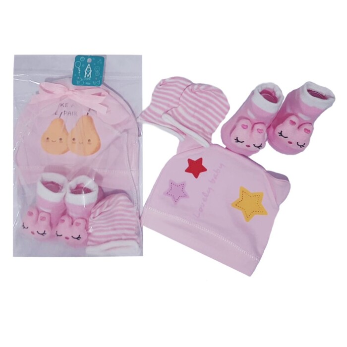 A & M SET DE BEBE NENA X 3 PIEZAS 90318 única