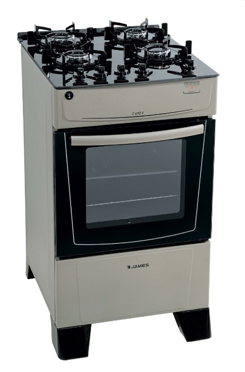 Cocina JAMES a gas C690V TITANIUM 